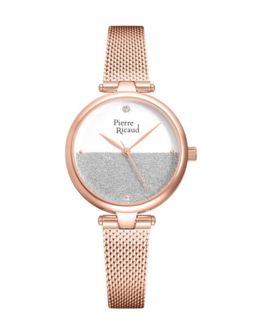 Women Classic Analog Quartz Watch PIERRE RICAUD Silver Dial 30mm P23000.91R3Q