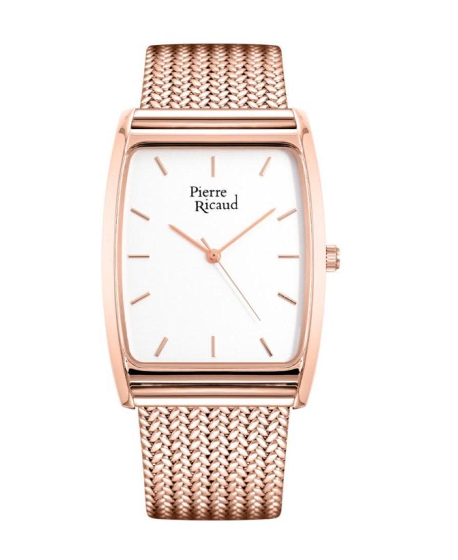 Men Classic Analog Quartz Watch PIERRE RICAUD Silver Dial 37mm P97039.9113Q