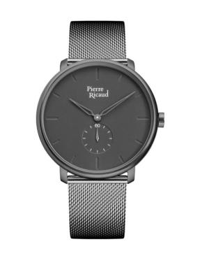 Мужские Классические Аналоговые Кварцевые Часы PIERRE RICAUD Черный Циферблат 41mm P97168.S116Q