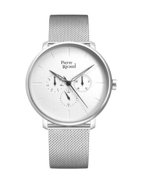 Vyriškas Classic Analog Kvarcinis Watch PIERRE RICAUD Sidabras Dial 41mm P97169.5113QF