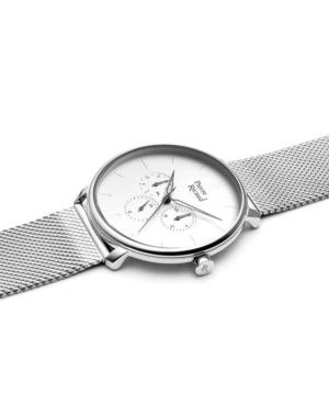 Men Classic Analog Quartz Watch PIERRE RICAUD Silver Dial 41mm P97169.5113QF image 1