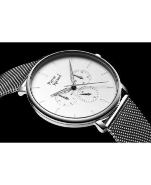 Men Classic Analog Quartz Watch PIERRE RICAUD Silver Dial 41mm P97169.5113QF image 3