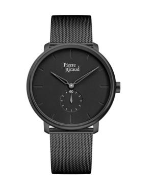 Men Classic Analog Quartz Watch PIERRE RICAUD Schwarz Dial 41mm P97168.B114Q