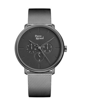 Мужские Классические Аналоговые Кварцевые Часы PIERRE RICAUD Черный Циферблат 41mm P97169.S116QF