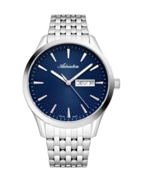 Mężczyźni Classic Analog Szwajcar kwarcowy Zegarek ADRIATICA Niebieska Wybierz A8327.5115Q