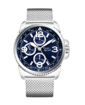 Men Classic Analog Quartz Watch PIERRE RICAUD Modrá Dial 47mm P60026.5155QF-SET image 1