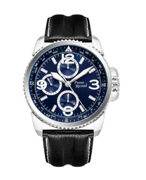 Мужские Классические Аналоговые Кварцевые Часы PIERRE RICAUD Синий Циферблат 47mm P60026.5155QF-SET изображение 2
