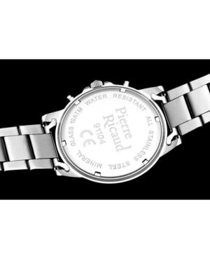 Men Classic Analog Quartz Watch Chronograph PIERRE RICAUD Silver Dial 45mm P91104.5153CH image 5