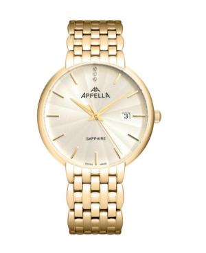 Чоловічий Швейцарський Наручний Годинник APPELLA L12000.1111DQ