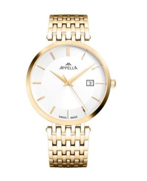 Чоловічий Швейцарський Наручний Годинник APPELLA L12001.1113Q