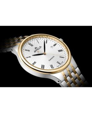 Men Classic Analog Swiss Quartz Watch APPELLA Silver Dial 41mm L12002.2133DQ image 3