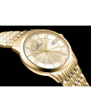 Men Classic Analog Swiss Quartz Watch APPELLA Gold color Dial 41mm L12005.1161Q image 4