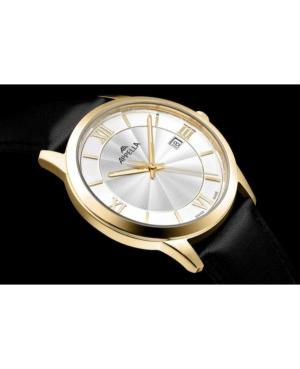Men Classic Analog Swiss Quartz Watch APPELLA Silver Dial 41mm L12005.1263Q image 4