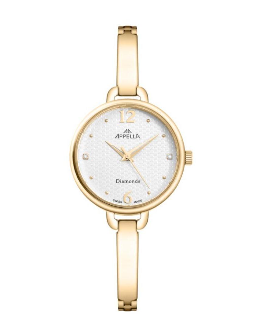 Women Classic Analog Swiss Quartz Watch APPELLA Silver Dial 30mm L50003.1173DQ