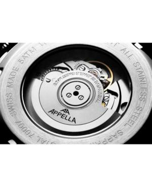 Men Classic Analog Swiss Automatic Watch APPELLA Silver Dial 43mm L70007.5B33A image 9