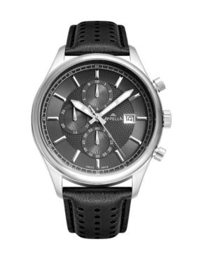 Men Classic Analog Swiss Quartz Watch Chronograph APPELLA Černá Dial 43mm L70002.5216CH