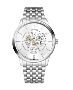 Mężczyźni Classic Analog Szwajcar automatyczny Zegarek ADRIATICA Srebrna Wybierz A8269.5113A