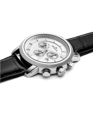 Men Classic Analog Swiss Quartz Watch Chronograph APPELLA Silver color Dial 43mm L70001.5213CH image 1