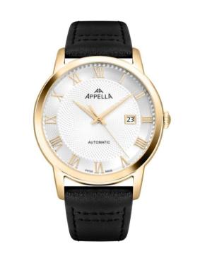 Чоловічий Швейцарський Механічний Наручний Годинник APPELLA L70007.1233A