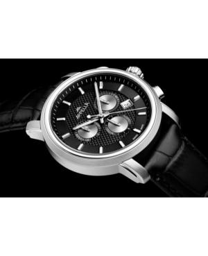Mężczyźni Classic Analog Szwajcar kwarcowy Zegarek Chronograf APPELLA Czarny Wybierz 24mm L70001.5216CH image 4