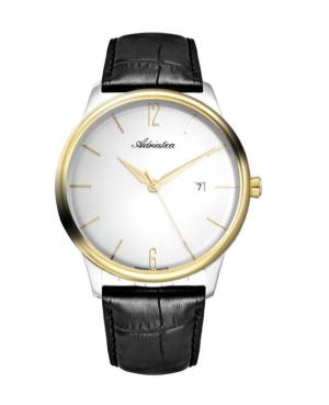 Men Classic Analog Swiss Quartz Watch ADRIATICA Silver Dial A8269.2253Q