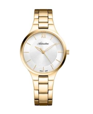 Women Classic Analog Swiss Quartz Watch ADRIATICA Silver Dial 34mm A3823.1163Q