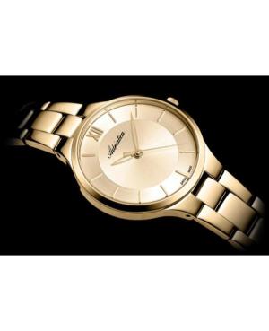 Moteriškas Classic Analog Swiss Kvarcinis Watch ADRIATICA Gold color Dial 34mm A3823.1161Q image 4