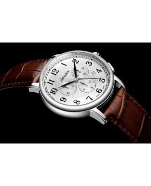 Men Classic Analog Swiss Quartz Watch Chronograph ADRIATICA Gold color Dial 42mm A8256.5B23CH image 4