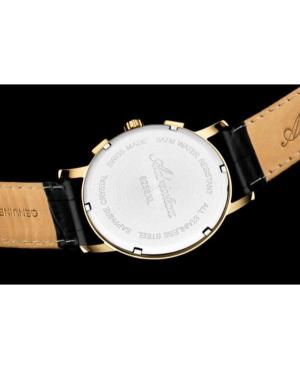 Men Classic Analog Swiss Quartz Watch Chronograph ADRIATICA Gold color Dial 42mm A8256.2223CH image 6