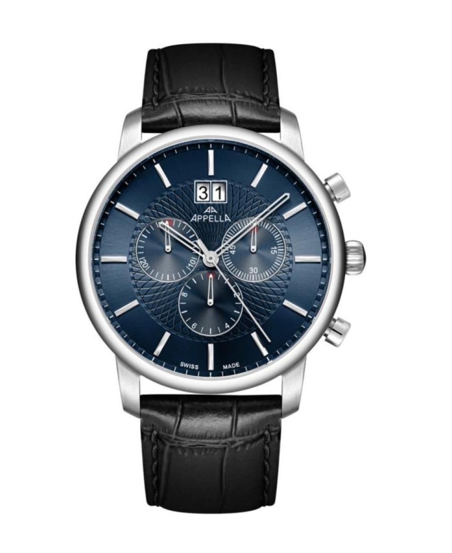 Men Classic Analog Swiss Quartz Watch Chronograph APPELLA 24mm L70011.5215CH